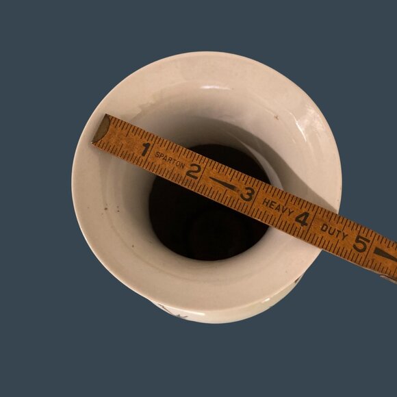 Vintage Asian Porcelain Vase With Bird Pheasant Floral - Picture 7 of 8